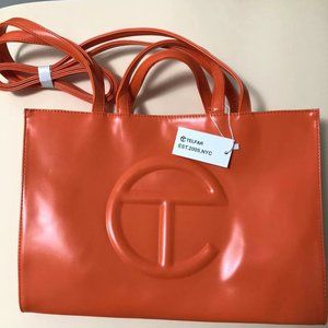 brand new Telfar medium Bag Orange
